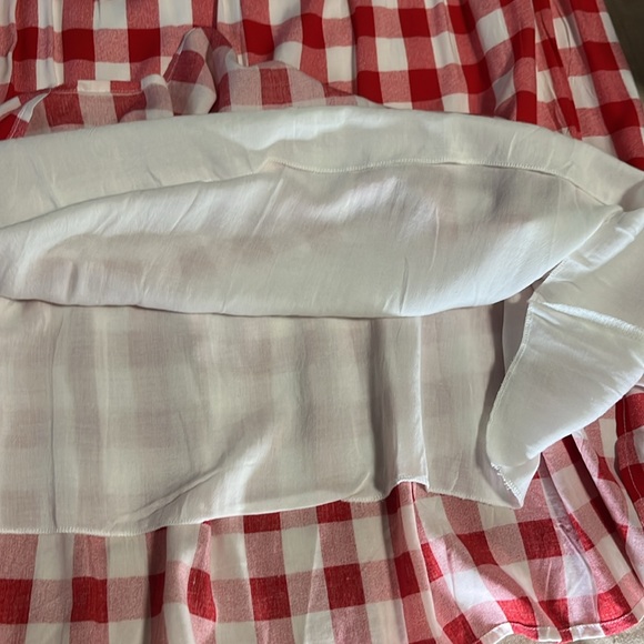Red and white checkered dress - Picture 4 of 5